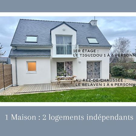 Le Belaven, Neuf, Cosy, Terrasse, Jardin, Kerfany Plage, 1 A 6 Pers Moëlan-sur-Mer エクステリア 写真