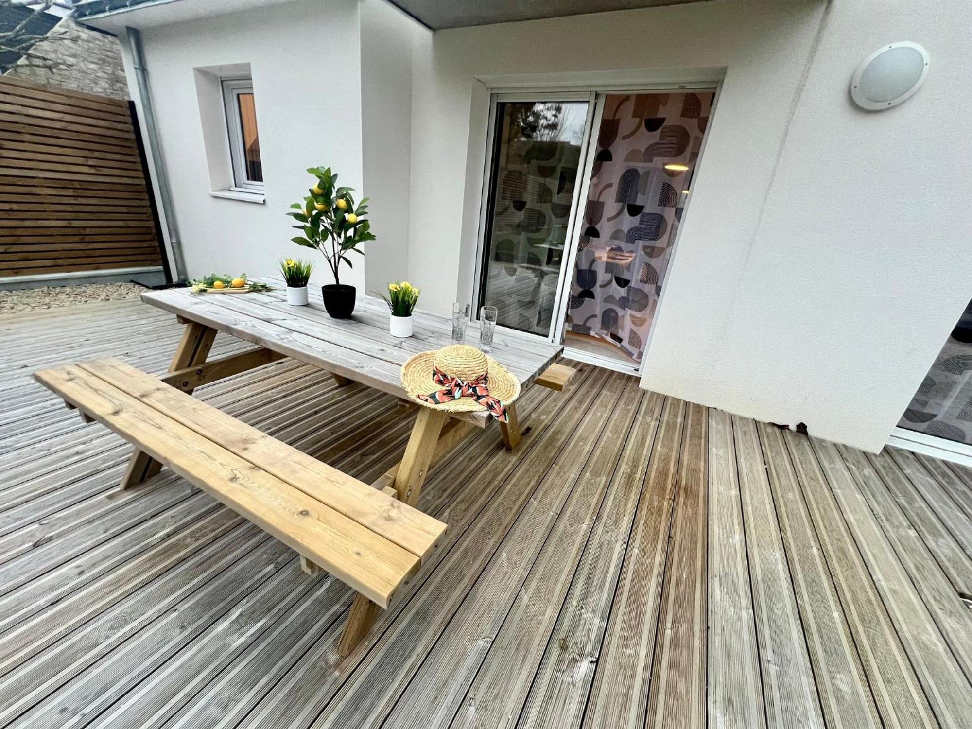 Le Belaven, Neuf, Cosy, Terrasse, Jardin, Kerfany Plage, 1 A 6 Pers Moëlan-sur-Mer エクステリア 写真